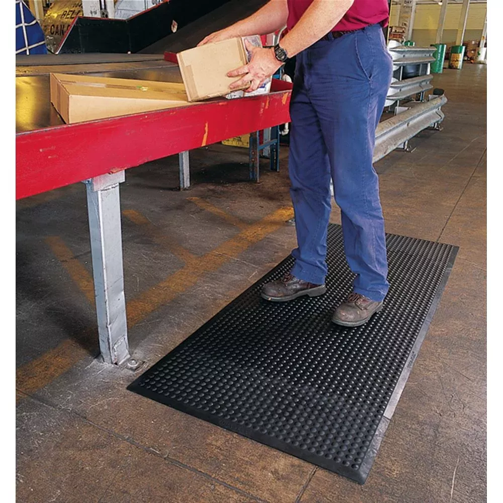 Alimed Interlocking Anti-Fatigue Mat End Mat, 35"W x 47"L - 72646