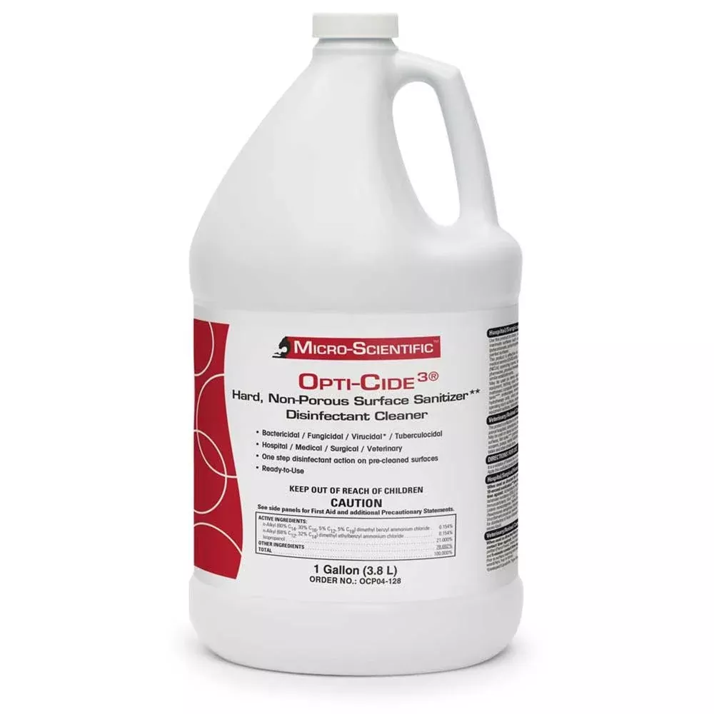 Alimed Opti-Cide3 Opti-Cide3 Pour Bottle, 1-gal., 4/cs - 932015