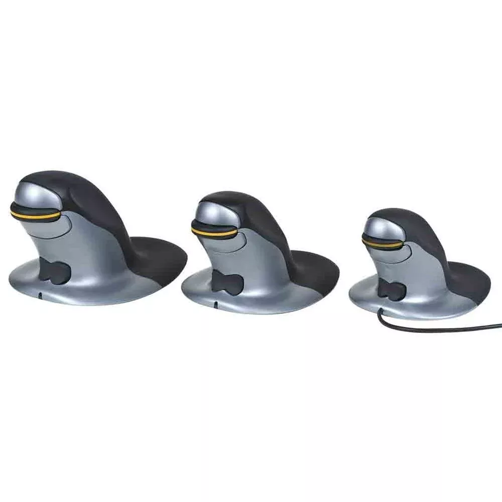 Alimed Penguin Vertical Mouse Penguin Mouse, Small, Wired - 712898