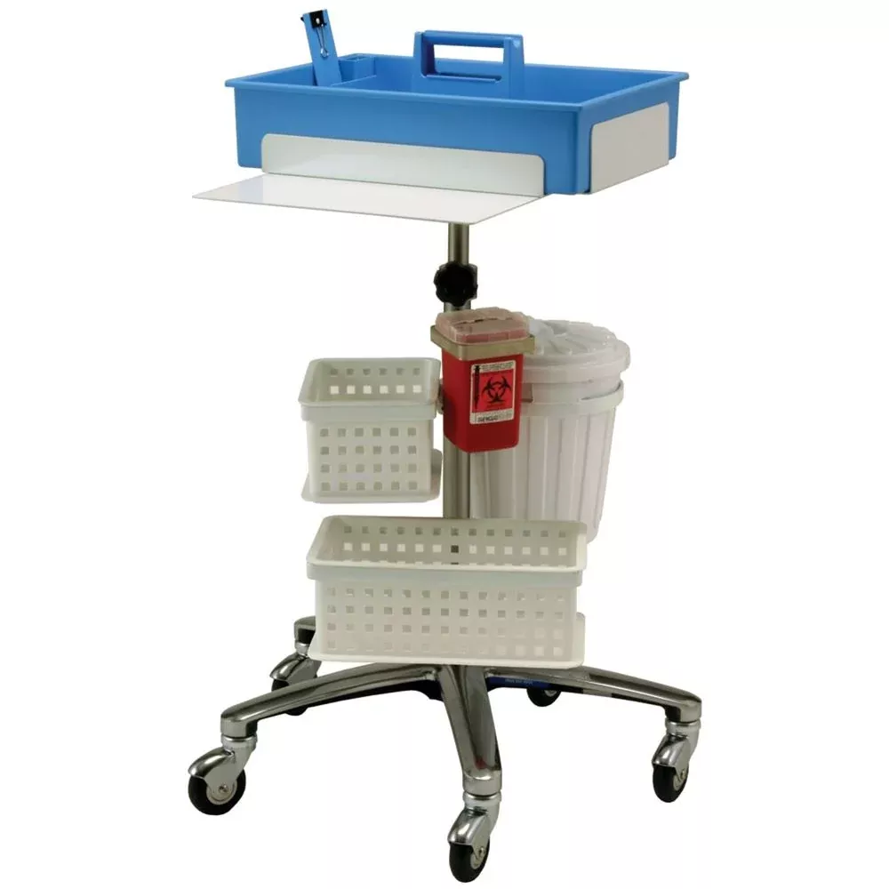 Alimed Phlebotomy Workstation Cart and Accessories 5-Qt Sharps Container only - 924458