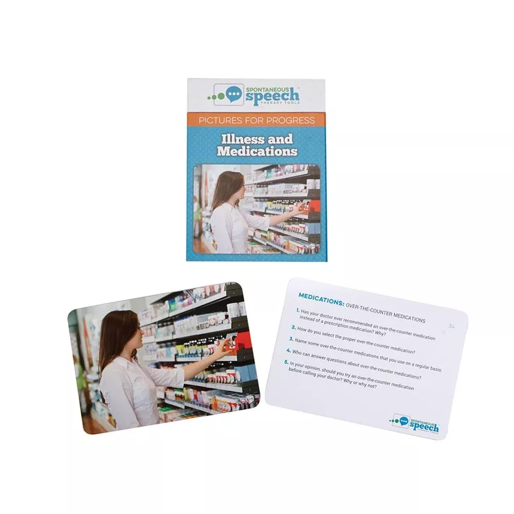 Alimed Pictures for Progress: Illness and Medications Pictures for Progress: Illness and Medications, Spanish - 83350