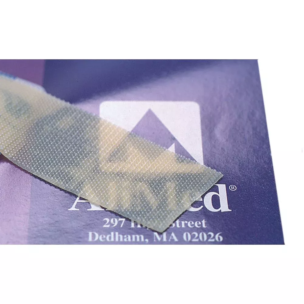Alimed Plastic Beta Hook, Adhesive Backed Plastic Beta Hook, Clear, Adhesive Back, 1"W x 25yd - 4946