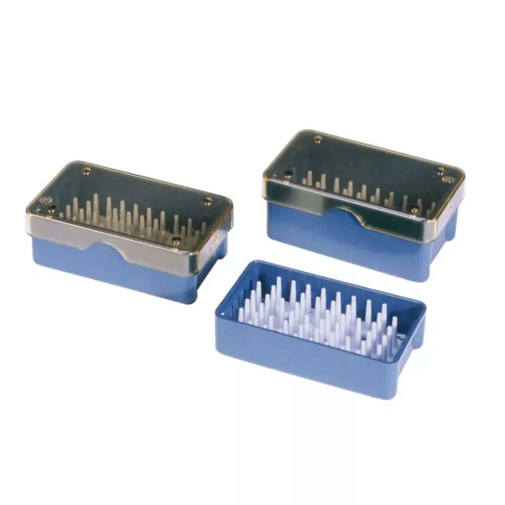 Alimed PST Stackable Instrument Trays Large Tray, Base, Insert Tray, Lid and 2 Mats, 15"W x 10"L x 1-1/2"H - 910166