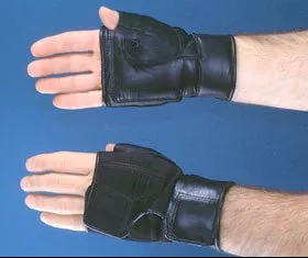 Alimed Push Glove Hatch Heavy-Duty Fingerless Large / X-Large Black Hand Specific Pair - Pair - 2970010988-PR