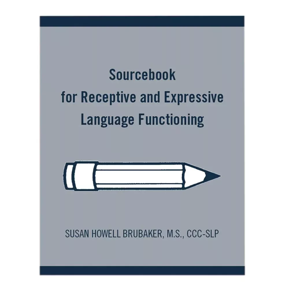 Alimed Receptive and Expressive Language Functioning Sourcebook for Receptive and Expressive Language Functioning - 82451