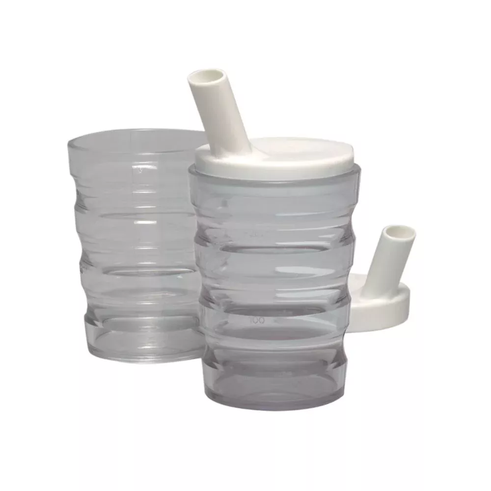 Alimed Rika Sure-Grip Cup Rika Cups, Clear, 3/pk - 82467