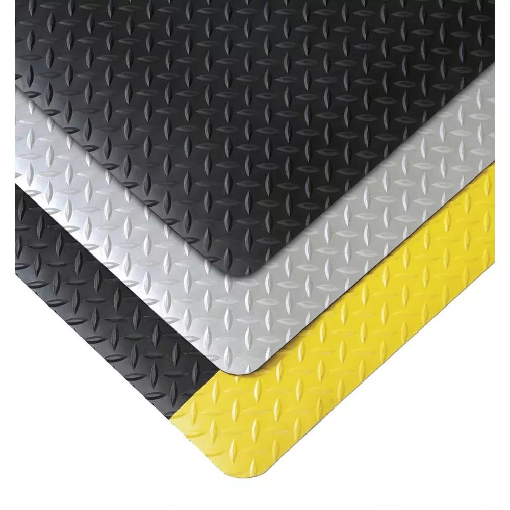 Alimed Saddle Trax Mats Saddle Trax Mat, Grey, 3'W x 5'L - 72748