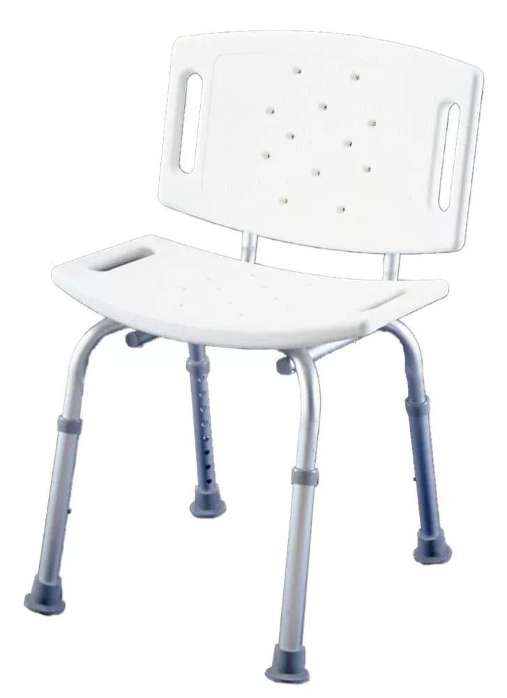 Alimed Shower Bench Shower Bench with Back - 7385