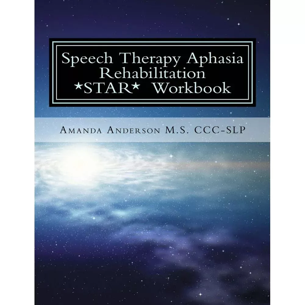 Alimed Speech Therapy Aphasia Rehabilitation Workbooks Speech Therapy Aphasia Rehabilitation Workbook (STAR) - 83092
