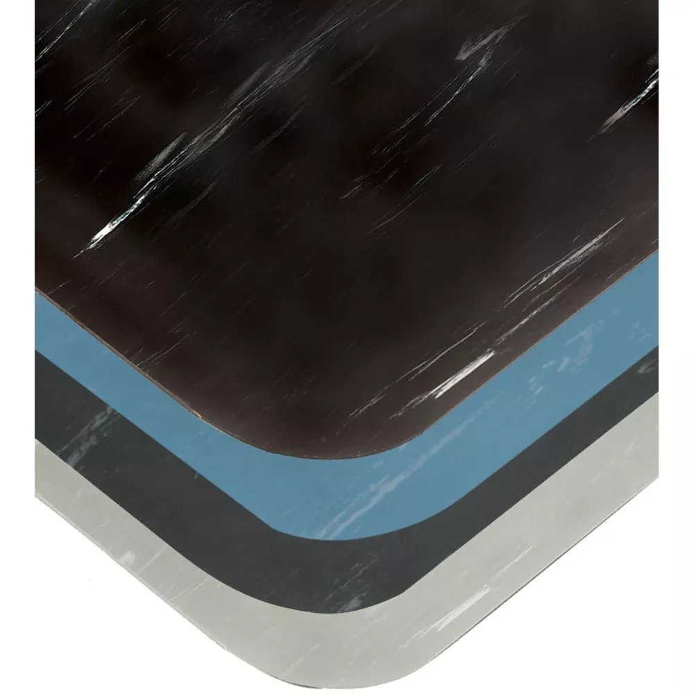Alimed Tile-Top Antimicrobial Mat Mat,2' x 3', Soft, 1/2" thick, Grey - 73755/GREY/NA