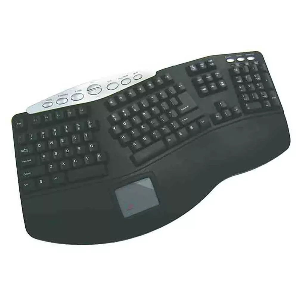 Alimed Tru-Form Touchpad Keyboard Keyboard, Black, USB - 72688