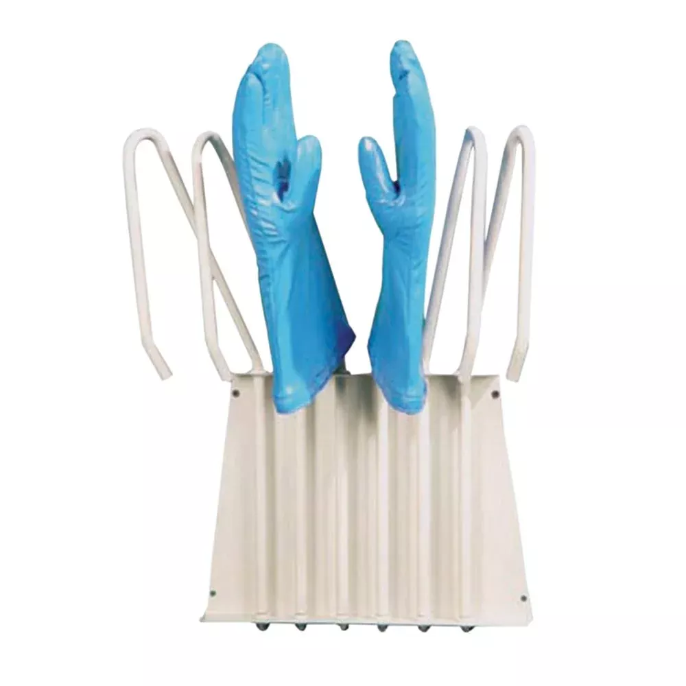 Alimed Wall-Mounted Six-Pair Glove Storage Six-Arm Glove Rack - 91-028