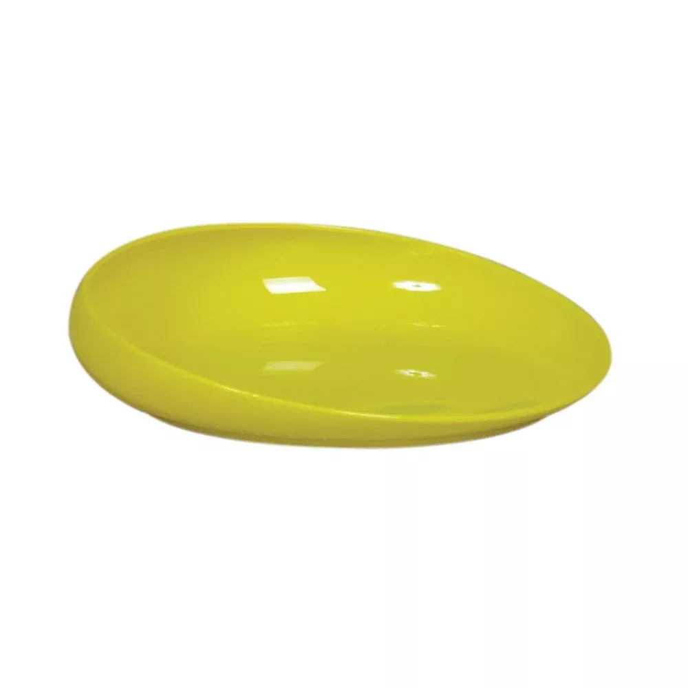 Alimed Yellow Scoop Plates Non-breakable Yellow Scoop Plate - 8124