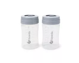 Ameda 102X14 - Ameda Mya Replacement Bottles With Rings & Caps