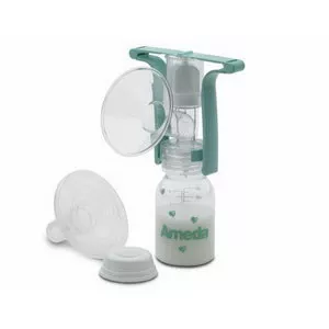 Ameda 17066P - One-Hand Breast Pump with Flexishield