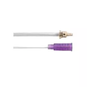 Applied Medical Tech 8-1211 - Straight Connector with Bolus Adapter Mini ONE 12 Inch, Purple