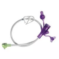 Applied Medical Tech 8-1255 - Right Angle Connector with Y-Port Adapter Mini ONE 12 Inch, Purple
