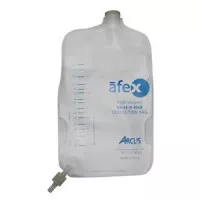 Arcus Medical A400-E - Afex Collection Bag, Direct Connect, 1000ml, Extra Capacity, Non-Vented