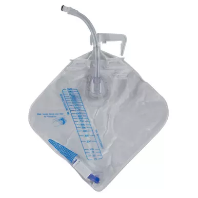 Arcus Medical A400-X - Afex Bedside Bag, 2000 mL, Quick Release Connector