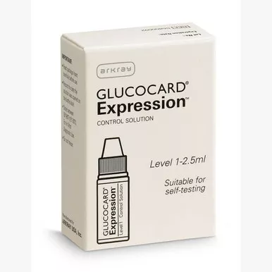 Arkray Usa 570005 - Diabetes Management Test Control Solution Glucocard Expression™ Blood Glucose Level 1 1 X 2.5 mL
