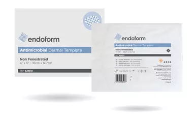 Aroa Biosurgery 629313 - Endoform Antimicrobial Dermal Template, Non-Fenestrated, 4" x 5"