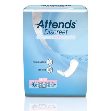 Attends ADLINER - Attends Discreet Panty Liners 6" Long