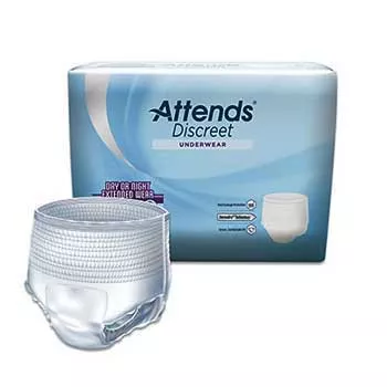 Attends ADUF20 - Attends Discreet Underwear, Women's Medium Size 8-14