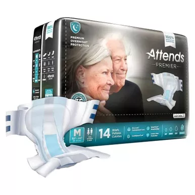 Attends ALI-BR20 - Attends Premier Brief, Medium, 32" - 44"