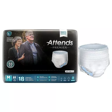 Attends ALI-UW20 - Attends Premier Underwear, Medium 36" - 44"