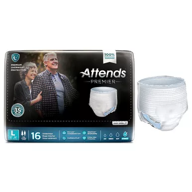 Attends ALI-UW30 - Attends Premier Underwear, Large 44" - 58"