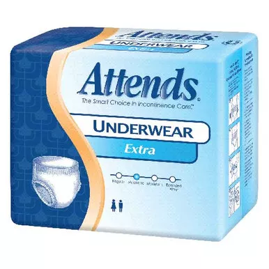 Attends AP0720 - Attends Adult Pull-On Extra Absorbency Protective Underwear Medium 34" - 44"