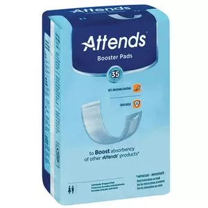 Attends BST0192 - Booster Pad Attends 3-1/2 X 11 Inch Light Absorbency Polymer Core One Size Fits Most