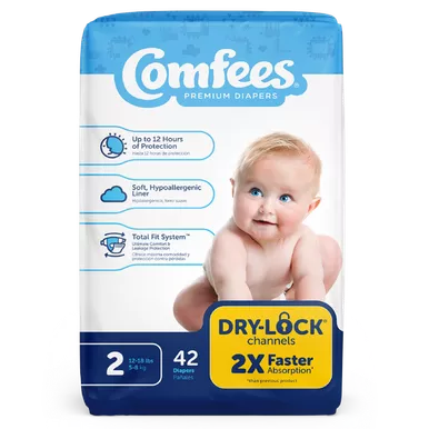 Attends CMF-2 - Comfees Baby Diapers - Size 2