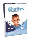 Attends CMF-B4 - Male Toddler Training Pants Comfees Pull On with Tear Away Seams Size 4T to 5T Disposable Moderate Absorbency