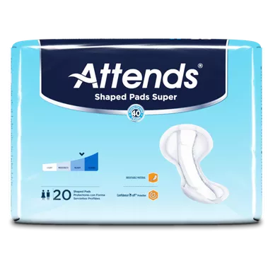 Attends SPSA - Attends Shaped Pads, Super - Replaces Item 48SPS
