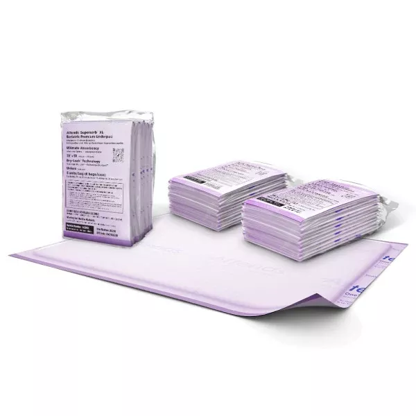 Attends Supersorb™ Turn+ XL Underpad 36"x51", Unisex- Package of 5