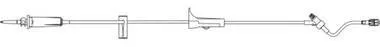 B. Braun 354201 - Primary IV Administration Set Caresite Gravity 1 Port 15 Drops / mL Drip Rate Without Filter 113 Inch Tubing Solution Without Flow Regulator