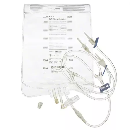 B. Braun EVA Gravity Mixing Container 2000 mL - Case of 40 - 2112364-CS