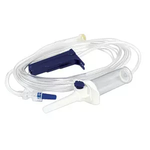 B Braun Medical V1402 - Basic IV Administration Set with Roller and Slide Clamp, 14 mL Priming Volume, 79" L