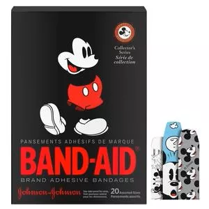 Band-aid Mickey Waterproof Adhesive Bandages- Box of 15