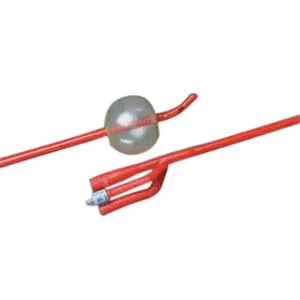 Bard 0134L22 - LUBRICATH Alcock 3-Way Latex Foley Catheter 22 Fr 30 cc