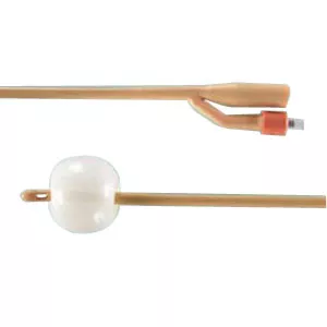 Bard 0165SI28 - BARDEX Infection Control 2-Way Foley Catheter 28 Fr 5 cc