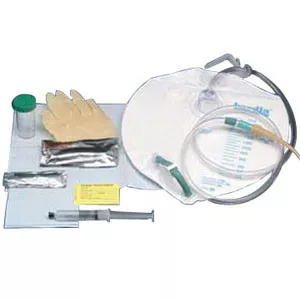 Bard 802018 - Indwelling Catheter Tray Bardia Foley 18 Fr. 5 cc Balloon Silicone Elastomer Coated Latex