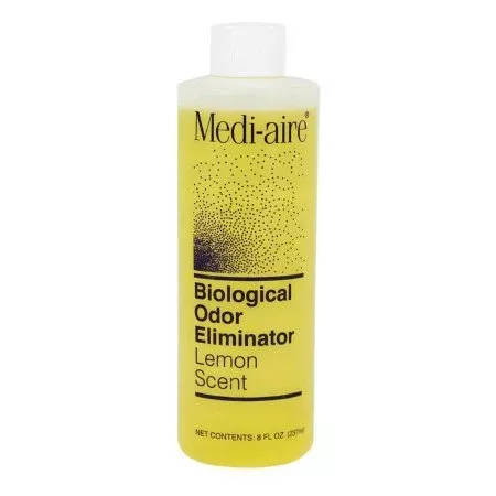 Bard Deodorizer Medi-aire Biological Odor Eliminator Liquid 8 oz. Bottle Lemon Scent - Case of 12 - 7018L-CS