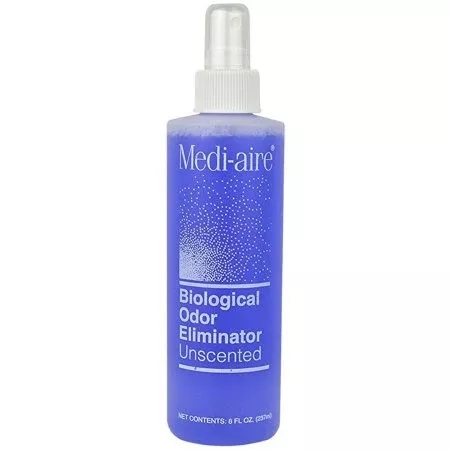 Bard Deodorizer Medi-aire Biological Odor Eliminator Liquid 8 oz. Bottle Unscented - Each - 7018U-EA