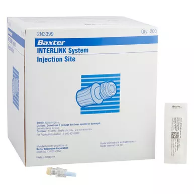 Baxter 2N3399 - Interlink Injection Site, Male Luer Lock Adapter