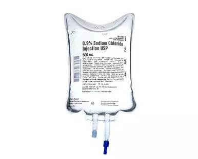 Baxter UE1323 - Sodium Chloride 0.9% IV Solution 500 mL