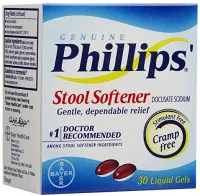 Bayer 312843035201 - Phillips's Stool Softener, 30 ct