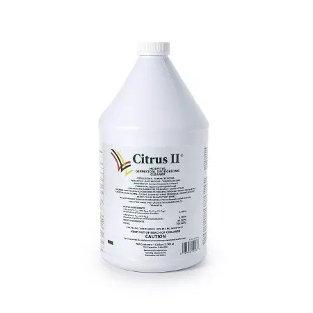 Beaumont Products Citrus II Surface Disinfectant Cleaner Quaternary Based Manual Pour Liquid 1 gal. Jug Citrus Scent NonSterile - Case of 4 - 633712928-CS