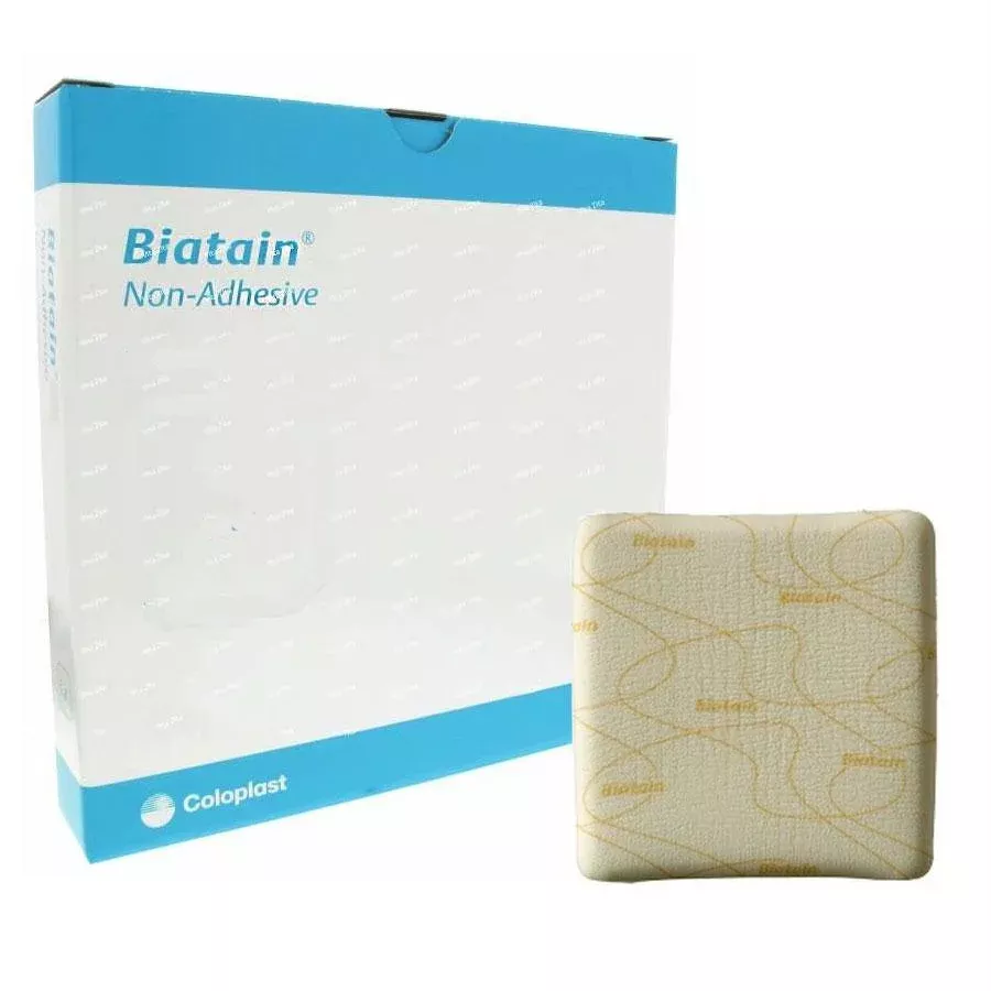 Biatain Non-adhesive Foam Dressing 6" X 6"- 1 Each
